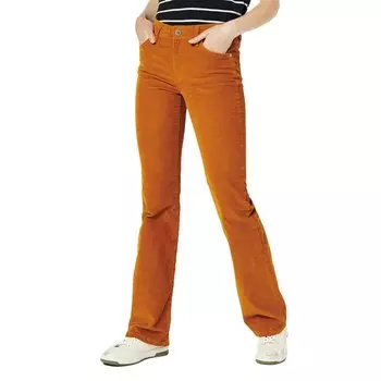 Джинсы Superdry Mid Rise Slim Cord Flare, оранжевый