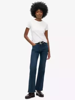 Джинсы Superdry Organic Cotton Mid Rise Slim Flare