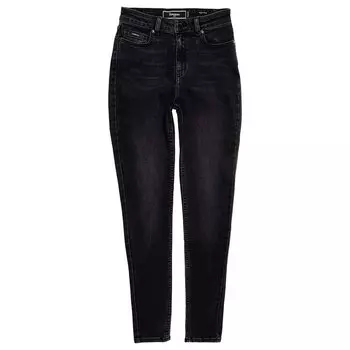 Джинсы Superdry Superthermo Skinny High Rise, черный