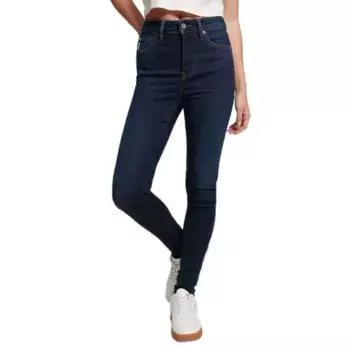 Джинсы Superdry Vintage High Rise Skinny, синий