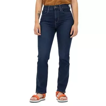 Джинсы Superdry Vintage High Rise Straight, синий