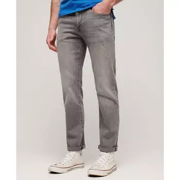 Джинсы Superdry Vintage Slim Straight, серый
