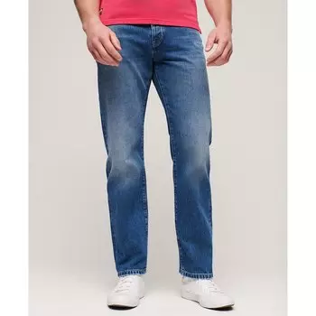 Джинсы Superdry Vintage Straight Fit Regular Waist, синий