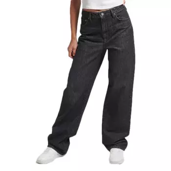 Джинсы Superdry Vintage Wide, черный