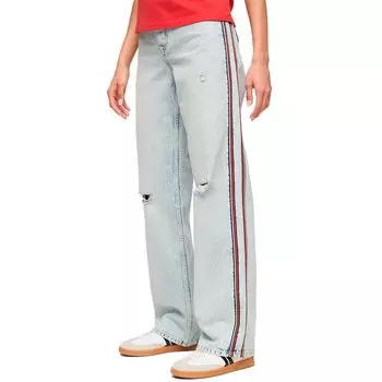 Джинсы Superdry Wide Double Tape, серый