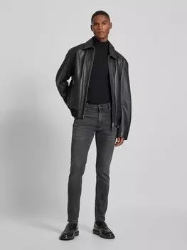 Джинсы суперскинни с 5 карманами, модель «Джуд» Mango, антрацит