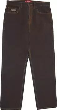 Джинсы Supreme Flocked Regular Jean 'Gold', золотой