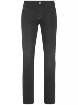 Джинсы Supreme Iconic прямого кроя Philipp Plein, черный