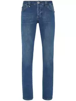 Джинсы Supreme Iconic прямого кроя Philipp Plein, синий