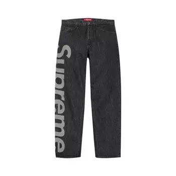 Джинсы Supreme Inset Logo Jean, черный