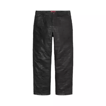 Джинсы Supreme Patchwork Leather 5-Pocket Jean, черный