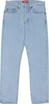 Джинсы Supreme Stone Washed Slim Jean 'Stone Washed Indigo', синий