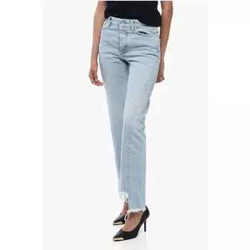Джинсы светло-голубого хлопка Деним Off-White, Light Blue