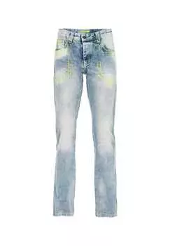 Джинсы светло-серого цвета Cipo & Baxx, голубой