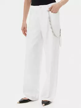 Джинсы свободного кроя 104601 A2DO Pinko, белый