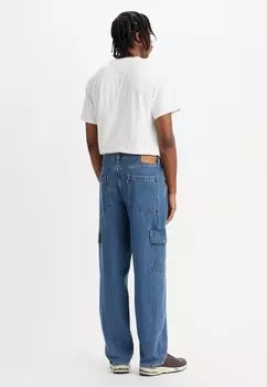 Джинсы свободного кроя 568® LOOSE STRT CARGO Levi's®, синий деним