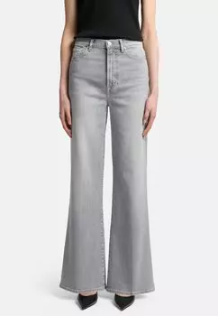 Джинсы свободного кроя 7 for all mankind, серый