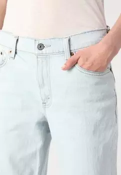 Джинсы свободного кроя Abercrombie & Fitch, синий деним