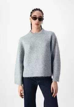 Джинсы свободного кроя Abercrombie & Fitch, темно-синий деним