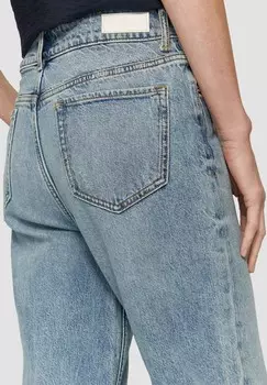 Джинсы свободного кроя ANKLE MOM USED-EFFEKT s.Oliver, цвет Stone Blue Denim