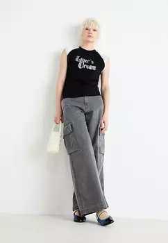 Джинсы свободного кроя BAGGY GAP, черный