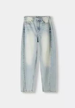 Джинсы свободного кроя BALLOON Bershka, синий деним