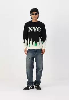 Джинсы свободного кроя BDG Urban Outfitters, синий