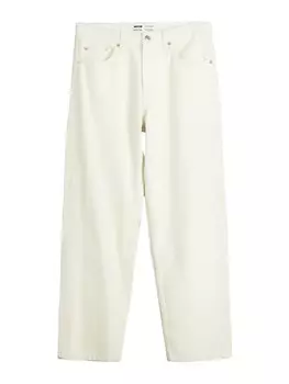 Джинсы свободного кроя Bershka, экрю