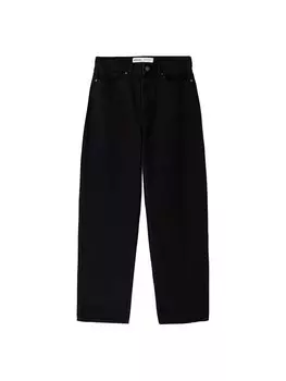 Джинсы свободного кроя Bershka, черный