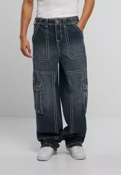 Джинсы свободного кроя BIG True Religion, темно-синий