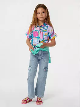 Джинсы свободного кроя Billieblush, синий