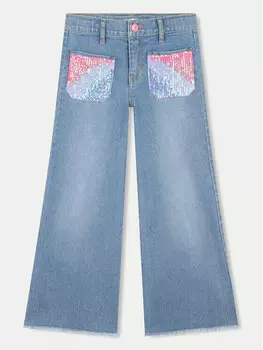 Джинсы свободного кроя Billieblush, синий