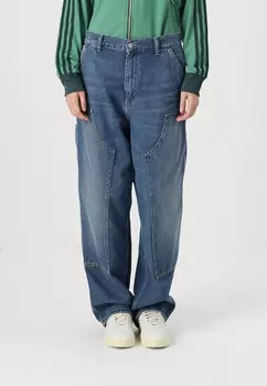 Джинсы свободного кроя BRANDON DOUBLE KNEE PANT Carhartt WIP, темно-синий деним