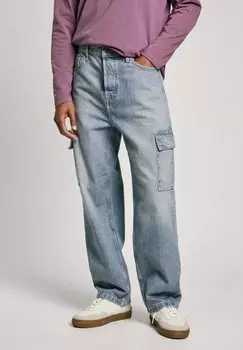 Джинсы свободного кроя CARGO Pepe Jeans, цвет 10 Oz Grey Rigid Denim