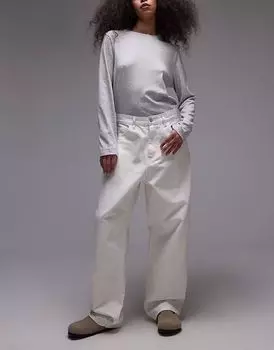 Джинсы свободного кроя Carhartt WIP Brandon белого цвета