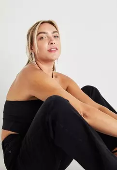 Джинсы свободного кроя CARWILLY ONLY Carmakoma, черный деним