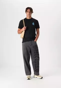 Джинсы свободного кроя CASPER PANT UNISEX Wasted Paris, черный деним