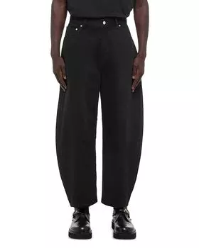 Джинсы свободного кроя Cocoon черного цвета Helmut Lang, черный