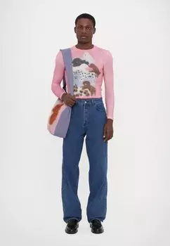 Джинсы свободного кроя COUNTRY CRUSH UNISEX Carne Bollente, цвет Washed Blue