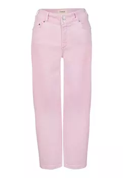 Джинсы свободного кроя CROPPED HIGH RISE DENIM ITEM m6, бежевый