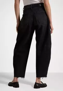Джинсы свободного кроя CURVED JEAN Polo Ralph Lauren, черный деним