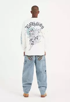 Джинсы свободного кроя DEMON DRAG CARPENTER Ed Hardy, синий