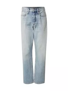 Джинсы свободного кроя DENHAM DAGGER, светло-синий