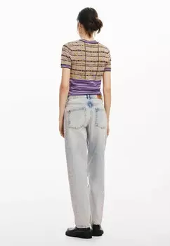 Джинсы свободного кроя Desigual, синий