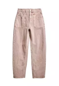 Джинсы свободного кроя Desigual, светло-коричневый