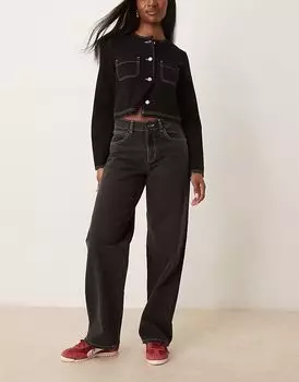 Джинсы свободного кроя Dickies herndon черного цвета