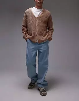 Джинсы свободного кроя Dickies Madison синего цвета с эффектом потертости