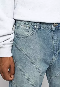 Джинсы свободного кроя DIVIDING SEAM EIGHTYFIVE, синий деним