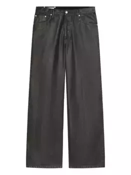 Джинсы свободного кроя DRIES VAN NOTEN, черный