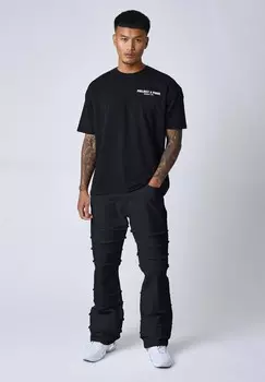 Джинсы свободного кроя DTAILS EFFILOCHS Project X Paris, черный